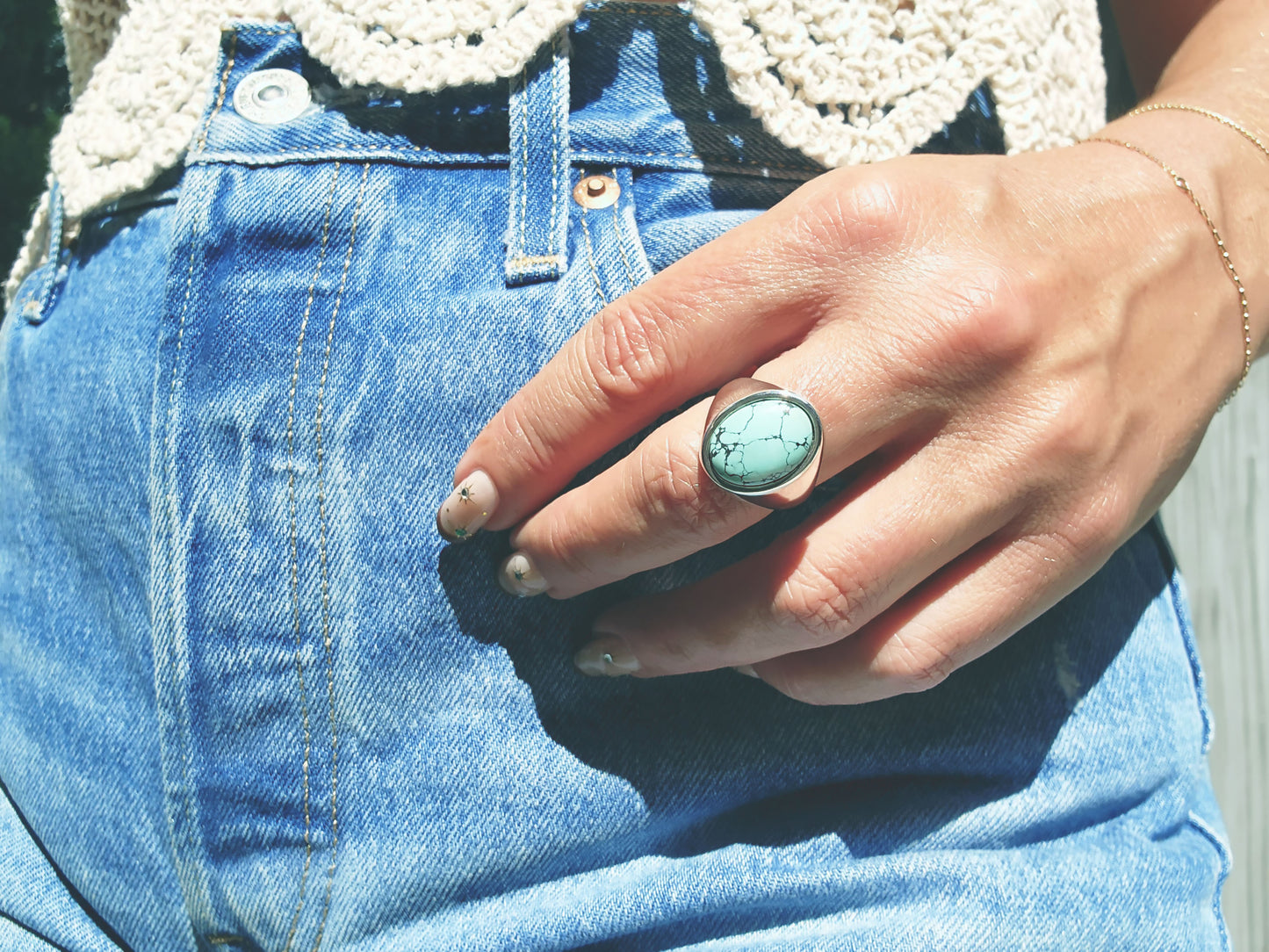 Turquoise Signet Ring