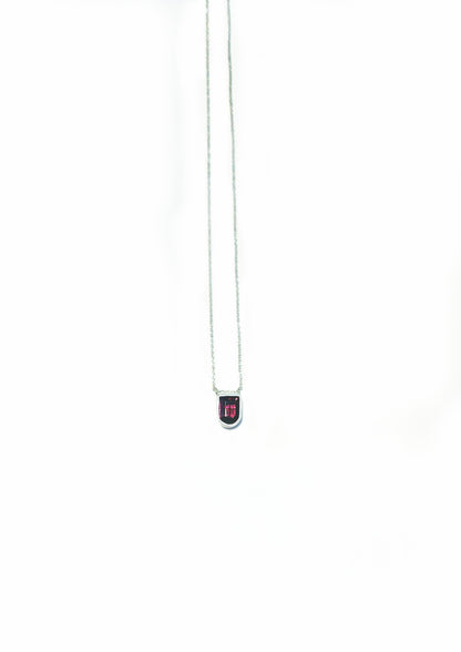 Fancy Cut Garnet Necklace