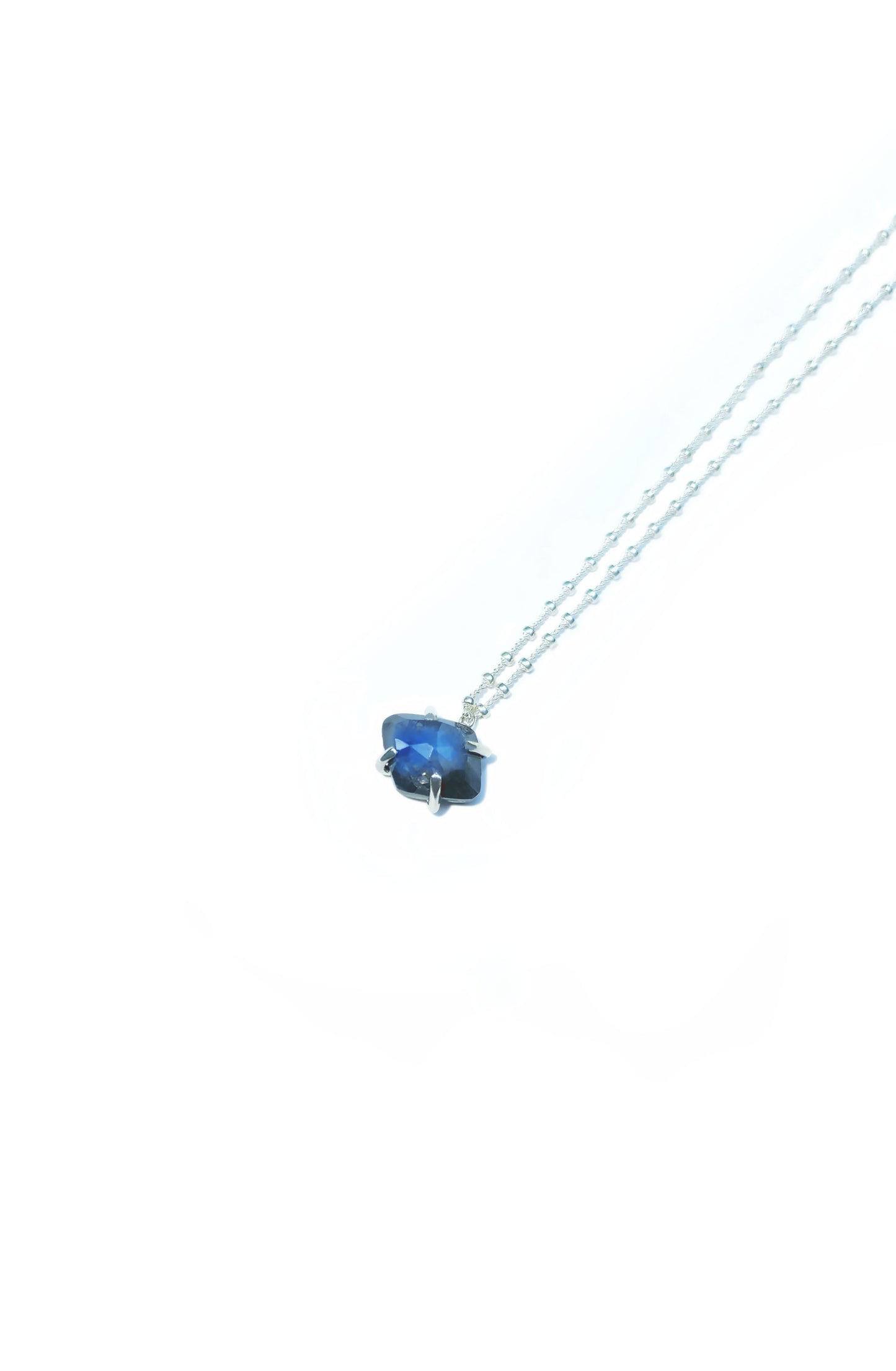 Kite Shaped Star Sapphire Necklace