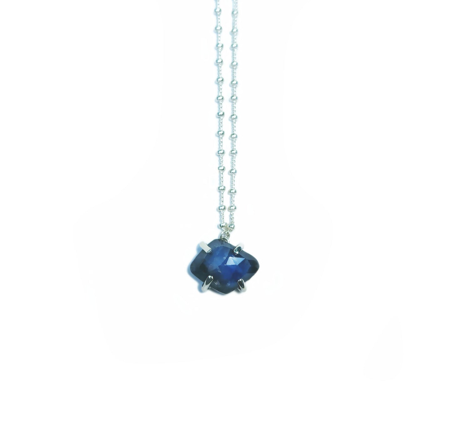 Kite Shaped Star Sapphire Necklace
