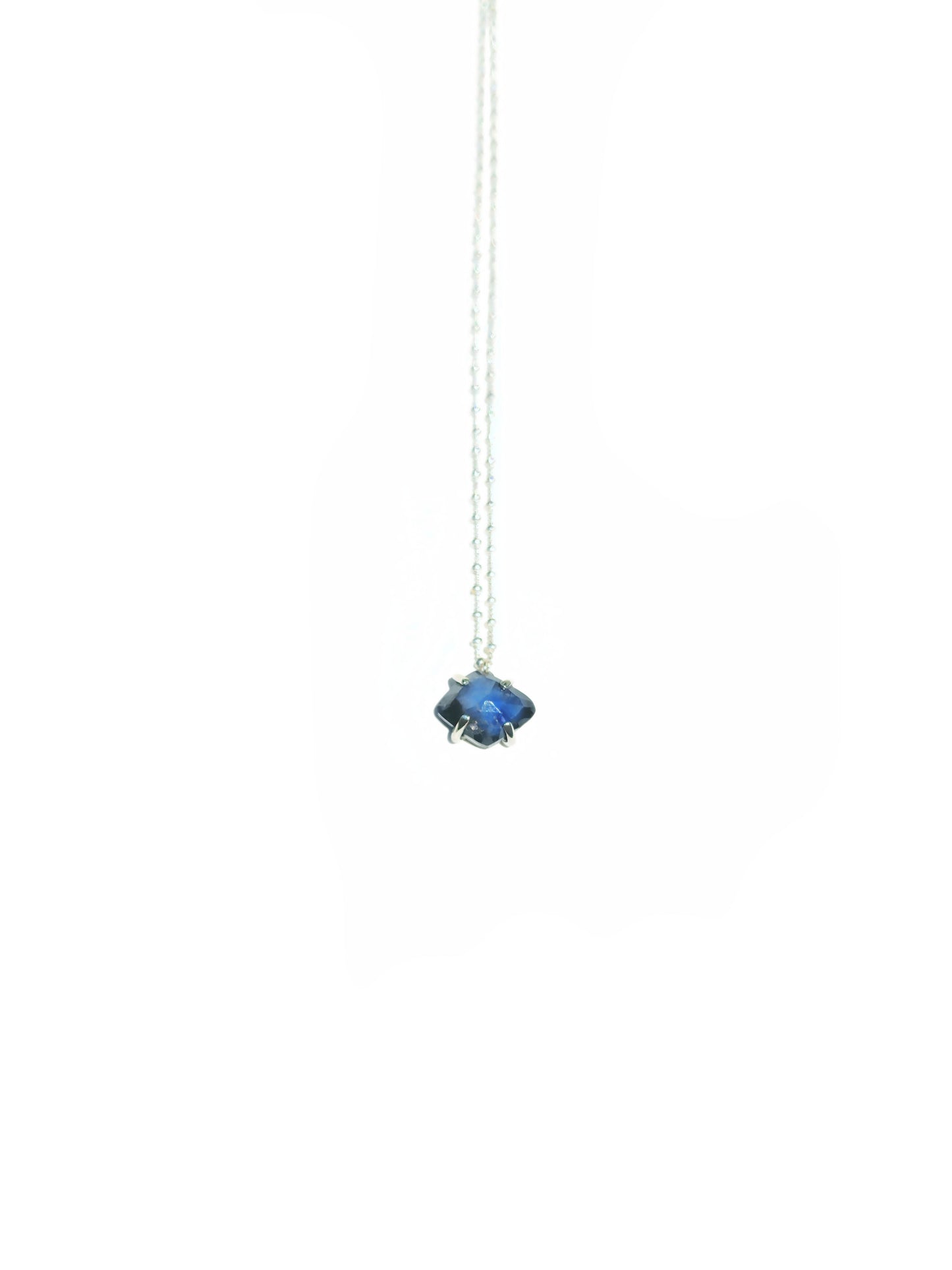 Kite Shaped Star Sapphire Necklace