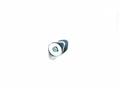 Pear Cut Diamond Signet Ring